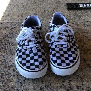 Vans checkered shoe